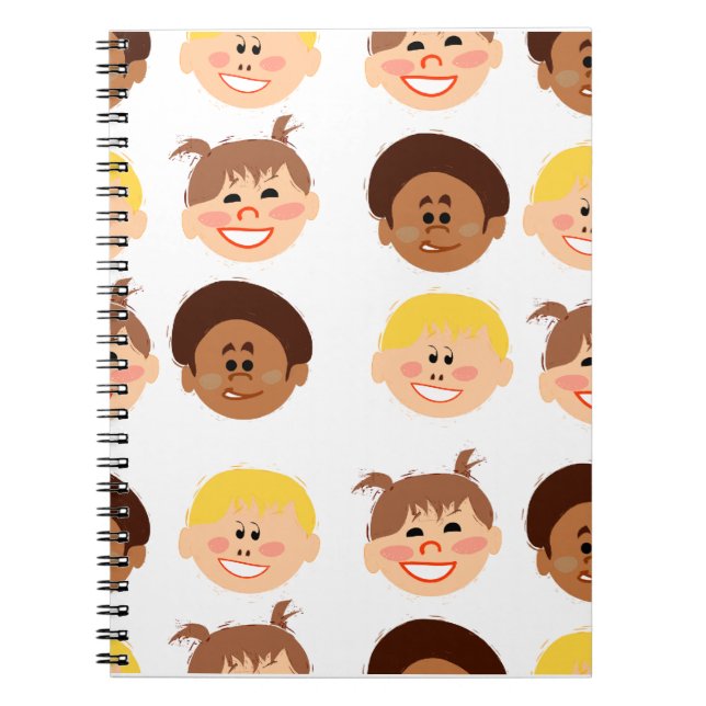 Caderno Espiral Cartoon Sassy Retro Kiddie (Frente)