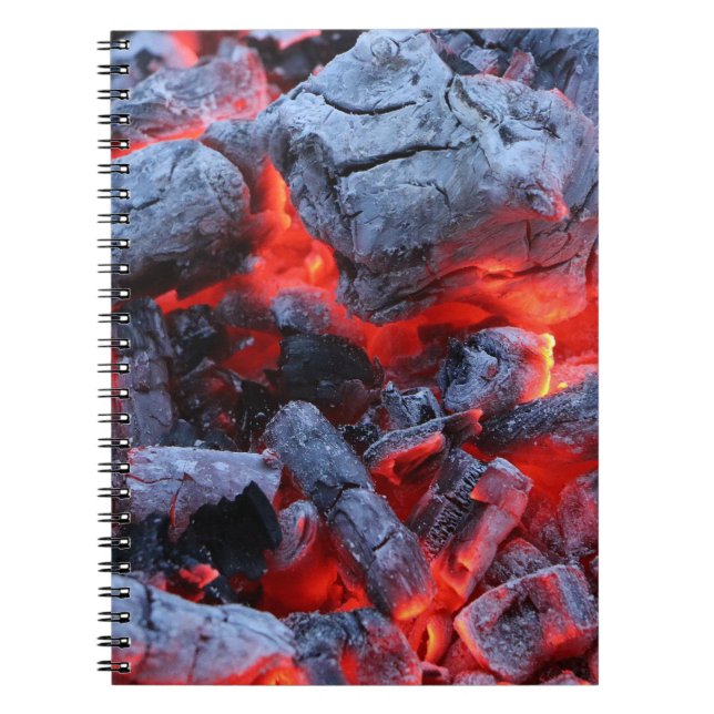 Caderno Espiral Carvões em brasa (Frente)