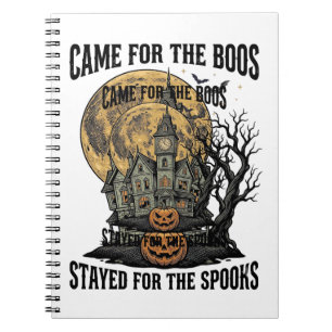 Caderno Espiral Casa Assombrada Halloween Gravura Vintage Assustad