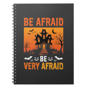 Caderno Espiral Casa Assombrada Projeto Halloween Tenha Medo