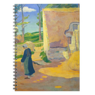 Caderno Espiral Casa da quinta em Le Pouldu, 1890 (óleo em canvas