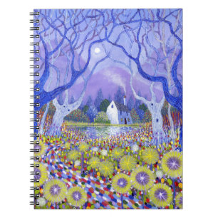 Caderno Espiral Casa de campo de madeira 2013