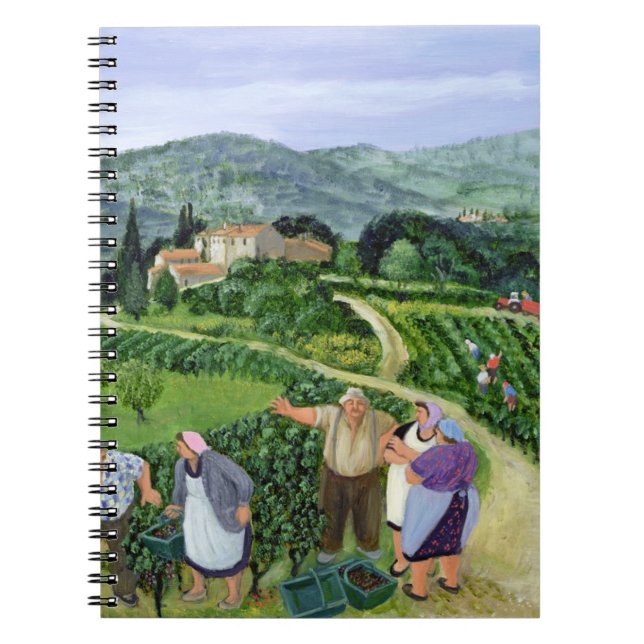 Caderno Espiral Casa de campo Trasqua de Chianti Classico (Frente)