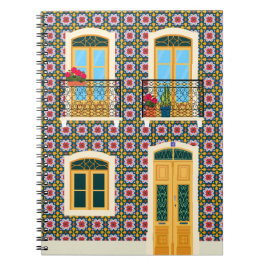 Caderno Espiral Casa de Lisboa com azulejos