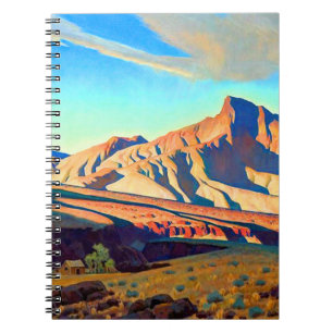 Caderno Espiral Casa de Maynard Dixon do rato de deserto