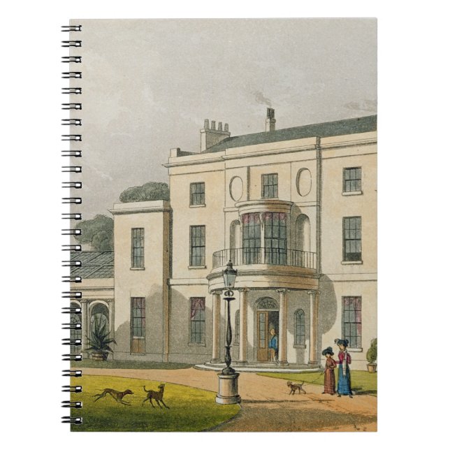 Caderno Espiral Casa de Wimbledon, do repositório de Ackermann 'de (Frente)