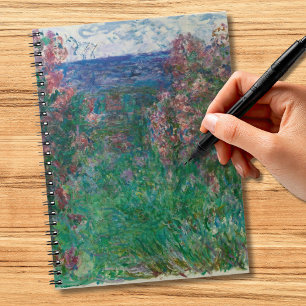 Caderno Espiral Casa nos Rosas, Monet