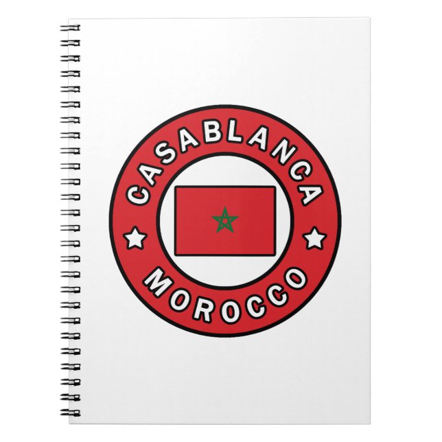 Caderno Espiral Casablanca Marrocos (Frente)