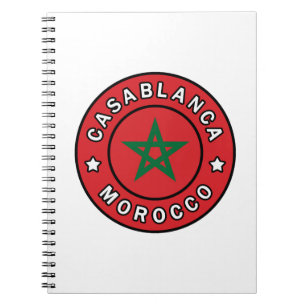 Caderno Espiral Casablanca Marrocos