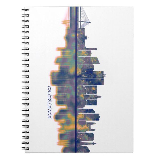 Caderno Espiral Casablanca Skyline (Frente)