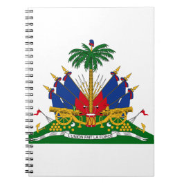 Caderno Espiral Casaco de Armas do Haiti (Haiti)