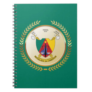 Caderno Espiral Casaco de Armas dos Camarões