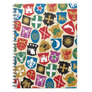 Caderno Espiral Casaco de Braços: Fundo Heráldico.