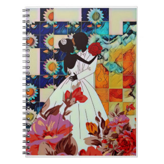 Caderno Espiral Casal do livro de fotos dos amantes