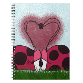 Caderno Espiral Casal Ladybug