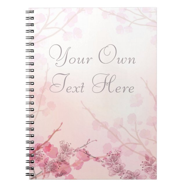 Caderno Espiral Casamento com Orquídea Rosa (Frente)