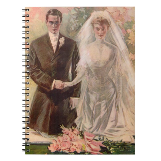Caderno Espiral Casamento Edwardian de 1906 (Frente)