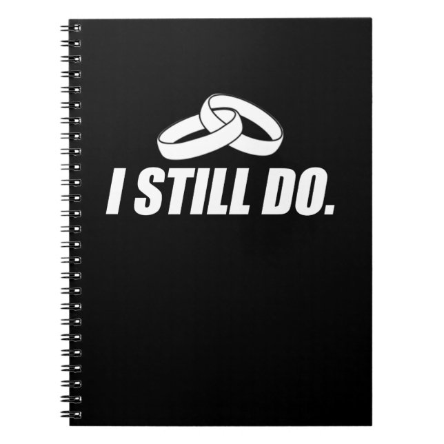 Caderno Espiral Casamento eu ainda faço o presente (Frente)