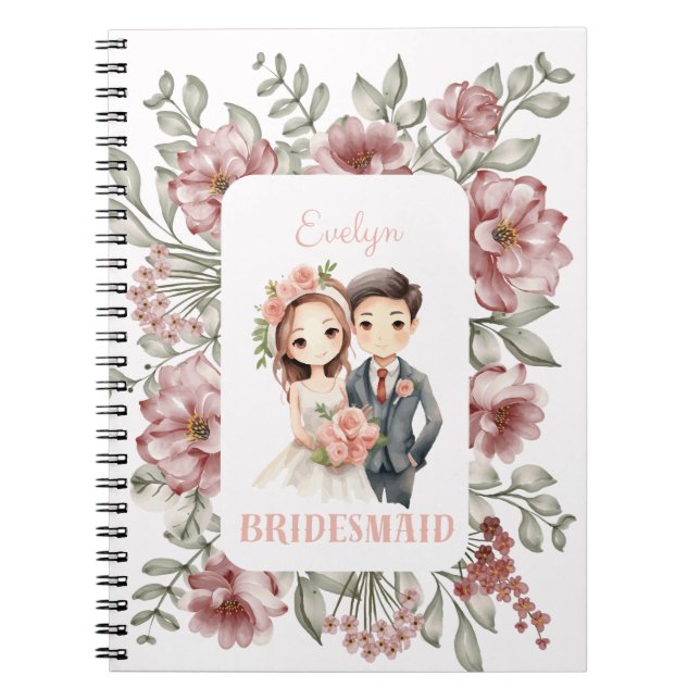 Caderno Espiral Casamento feliz (Frente)