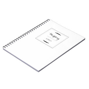 Caderno Espiral Casamento Personalizado Elegante Presente Moderno