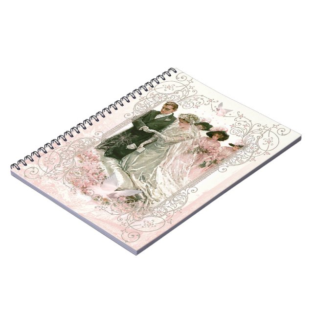 Caderno Espiral Casamento vitoriano - Notebook (Left Side)