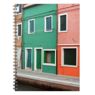 Caderno Espiral Casas à beira-mar