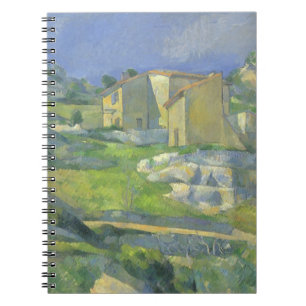 Caderno Espiral Casas em Provença por Paul Cezanne, Arte Antiga