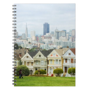 Caderno Espiral Casas pintadas das senhoras, do Victorian e