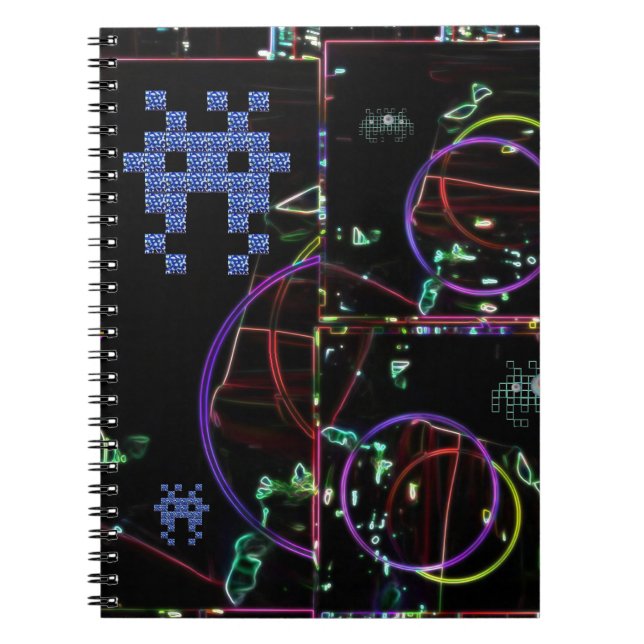 Caderno Espiral Cascata de Jogos Eletrônicos (Frente)