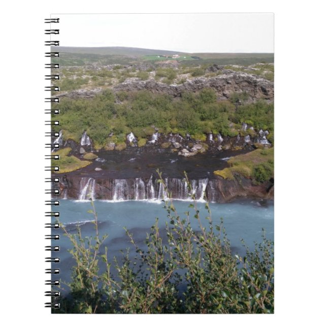 Caderno Espiral Cascata projetada por Huaranfossar (Frente)