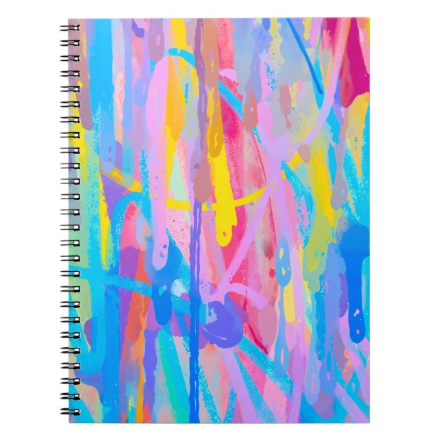 Caderno Espiral Cascata vibrante (Frente)