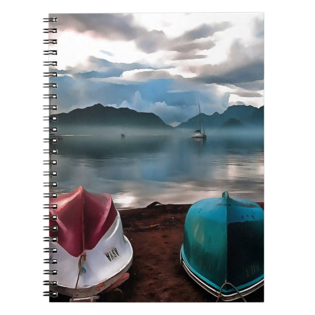 Caderno Espiral Cascos de Barcos e Marmaris (Frente)
