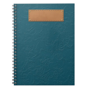 Caderno Espiral Caso de couro
