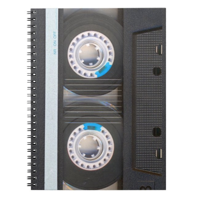 Caderno Espiral Cassete de banda magnética (Frente)