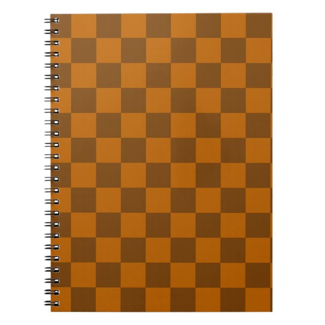Caderno Espiral Castanho bege - Impressão (Frente)