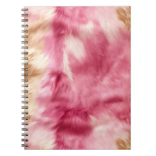 Caderno Espiral Castanho-de-vaqueiro-rosa