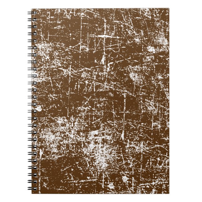 Caderno Espiral Castanho Distinto (Frente)