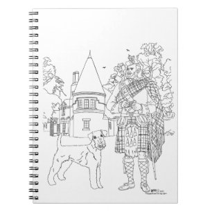 Caderno Espiral Castelo Aboyne Escócia