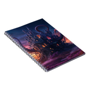 Caderno Espiral Castelo Cósmico de Eons Long Past