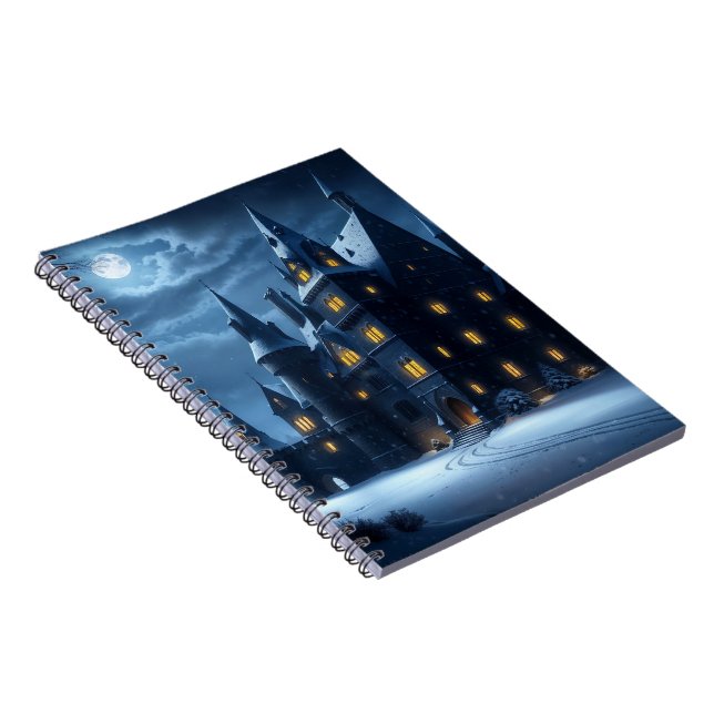 Caderno Espiral Castelo da Noite Fria e Oca (Lado Direito)