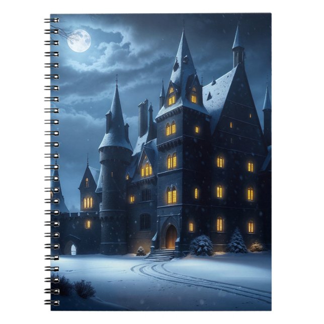 Caderno Espiral Castelo da Noite Fria Hollow (Frente)