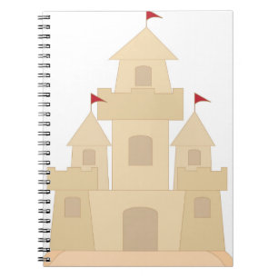 Caderno Espiral Castelo de Areia