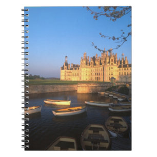 Caderno Espiral Castelo de Chambord, Vale do Loire, Loir-et-Cher,