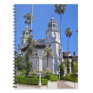 Caderno Espiral Castelo de Hearst, San Simeon, Califórnia