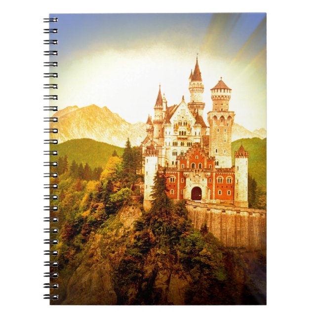 Caderno Espiral Castelo de Neuschwanstein (Frente)