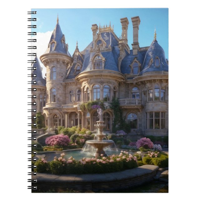 Caderno Espiral Castelo de Victorian Splendor (Frente)