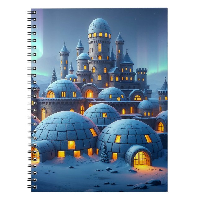 Caderno Espiral Castelo de Winter Hearth (Frente)
