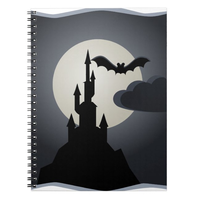 Caderno Espiral Castelo do vampiro (Frente)
