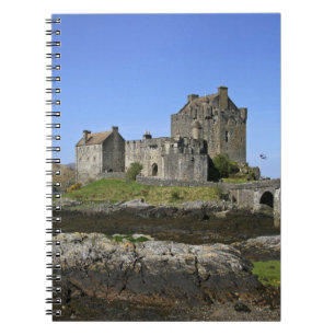 Caderno Espiral Castelo Eilean Donan, Escócia. O famoso Eilean 2