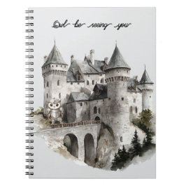 Caderno Espiral Castle Owl Be Seeing You